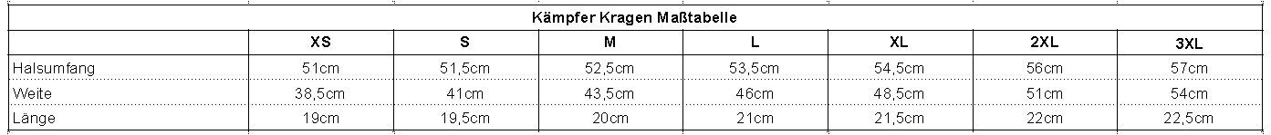 sizechart