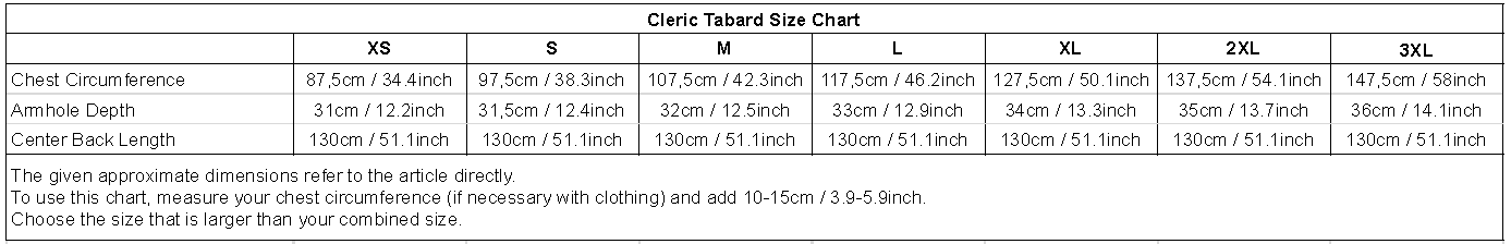 sizechart