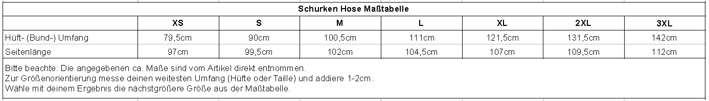 sizechart