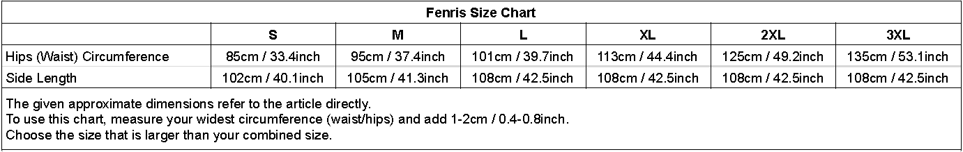 sizechart