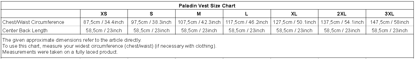 sizechart