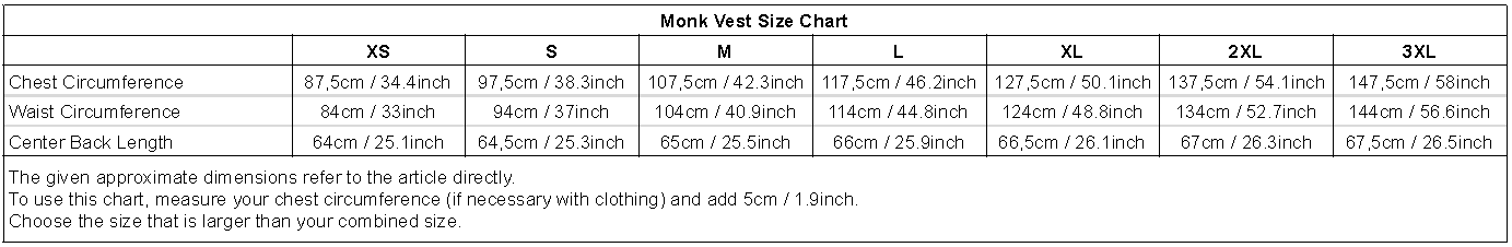 sizechart