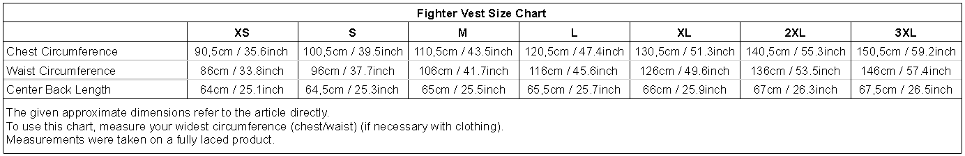 sizechart