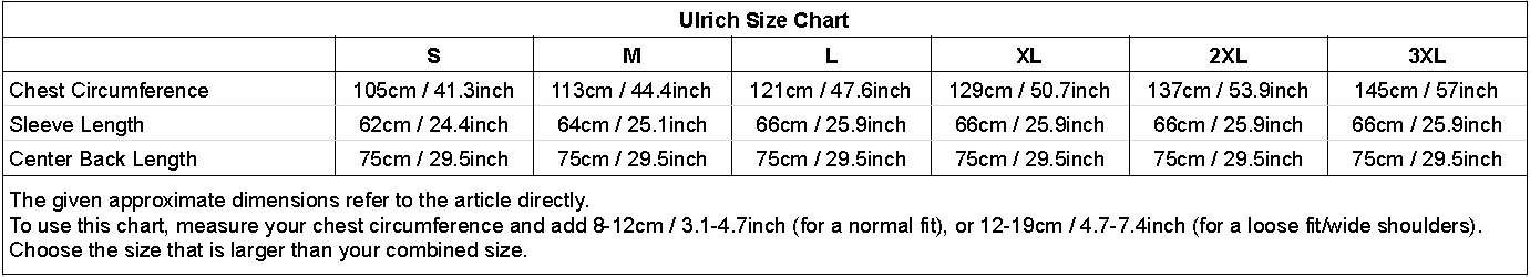 sizechart