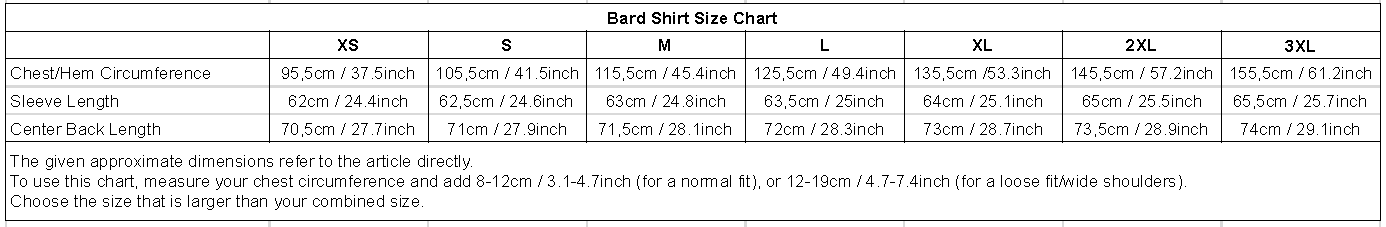 sizechart