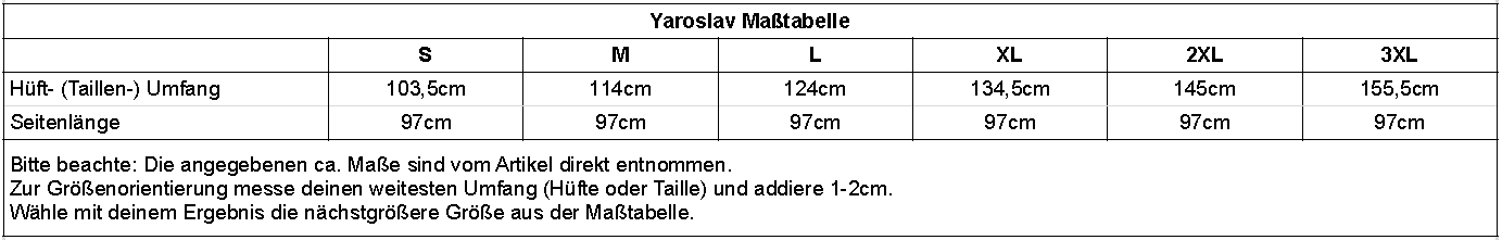 sizechart