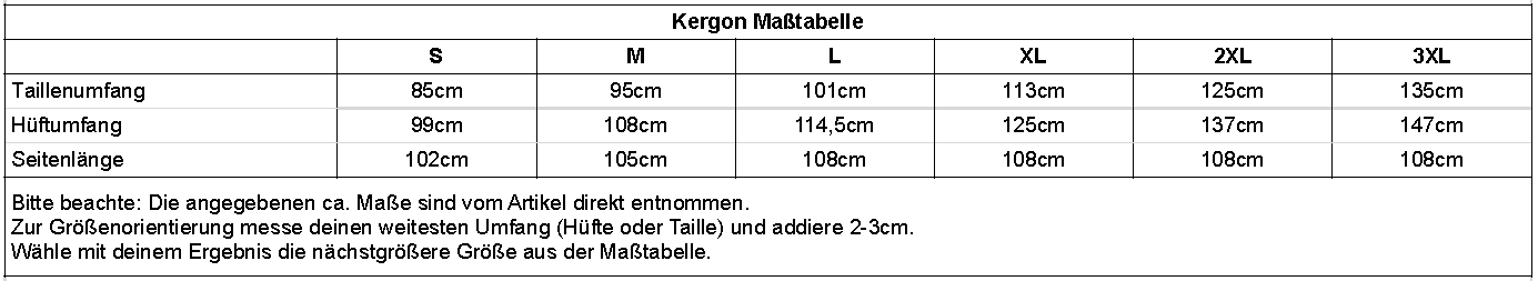 sizechart