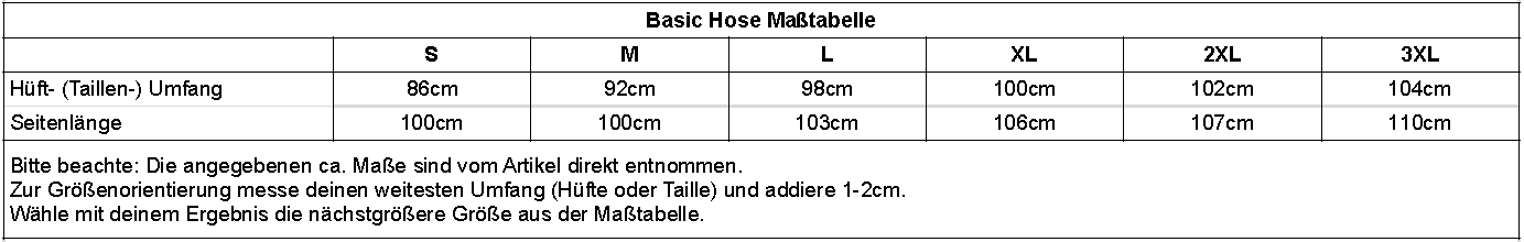 sizechart