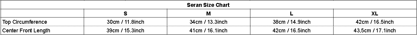 sizechart