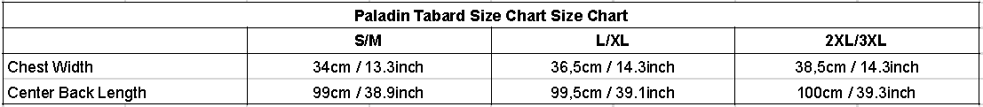 sizechart