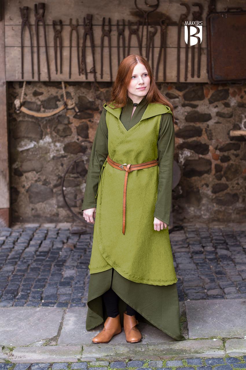 Linden green Burgschneider Dala wrap dress at The Clothier&rsquo;s House.